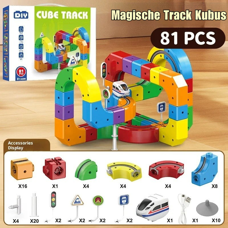 Circuit de course Kuschelwohl™ Magic Cube – Jouet créatif pour enfants (Grande vente de Noël 🎄) 