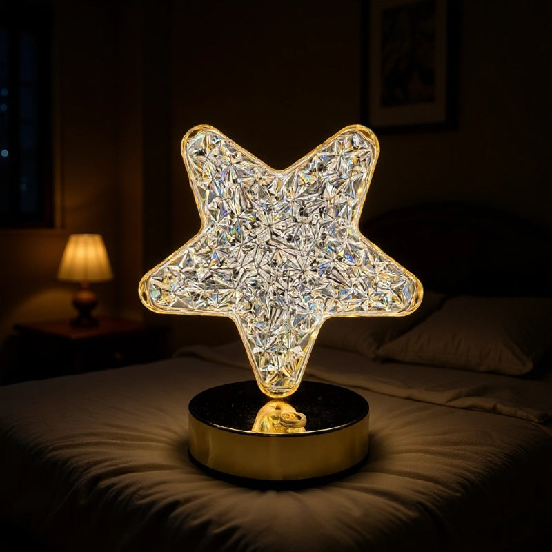 🎅Christmas Sale 50% OFF!!🎄Über 50.000 verkauft! 🎁✨ Wiederaufladbare Luxus-Kristall-LED-Nachtlampe