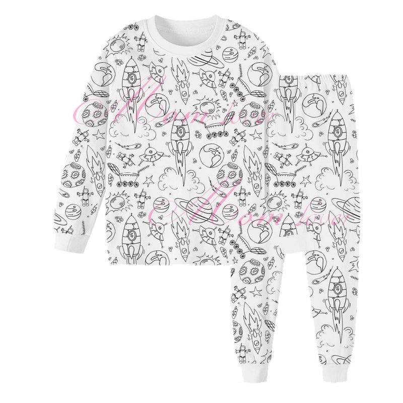 🎅Prévente de Noël🎁🎨Coloriage de pyjamas de dessin animé à faire soi-même pour enfants
