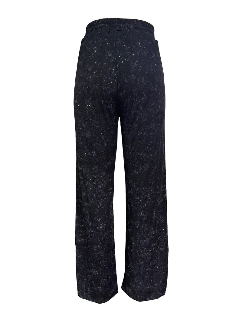 Pantalon à sequins scintillants Kuschelwohl® (jambes larges) – Élastique, toucher cachemire et véritable laine | 🎄 Grande vente de Noël
