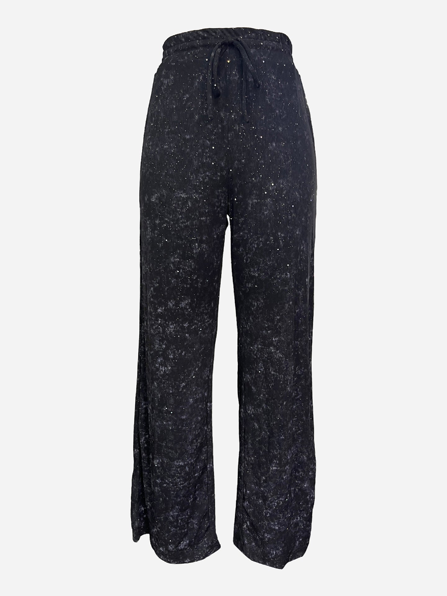 Pantalon à sequins scintillants Kuschelwohl® (jambes larges) – Élastique, toucher cachemire et véritable laine | 🎄 Grande vente de Noël
