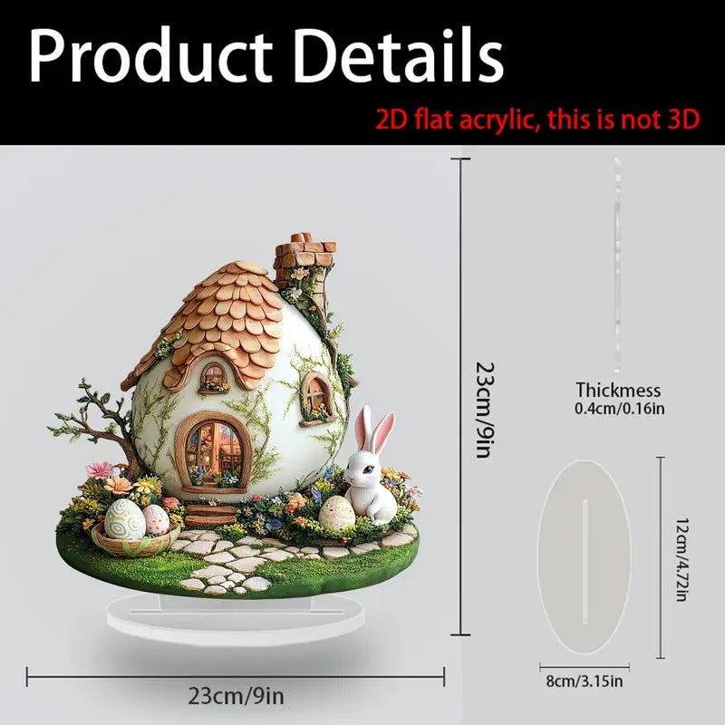 Tischdekoration mit Ramadan-Moscheemotiv und Sockel, 1 Stück, 2D-Acryl-Tischornament mit flacher Optik, multifunktionale Dekoration für Esstisch, Büro oder Schreibtisch im Studentenwohnheim.
