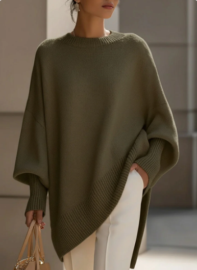 Eleganter Wollmischpullover – vielseitig und bequem