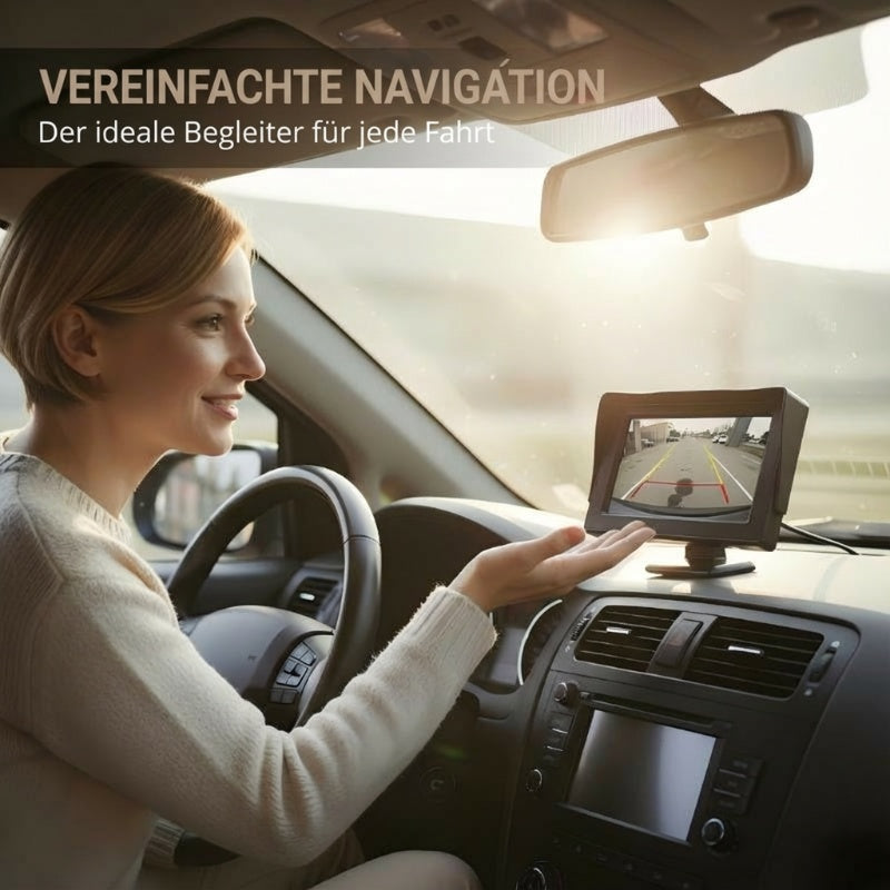 📺✨ 4,3-Zoll Auto-Display TFT-LCD – Doppel Videoeingänge + 9-35V Spannung + Kompakt Design! ✨