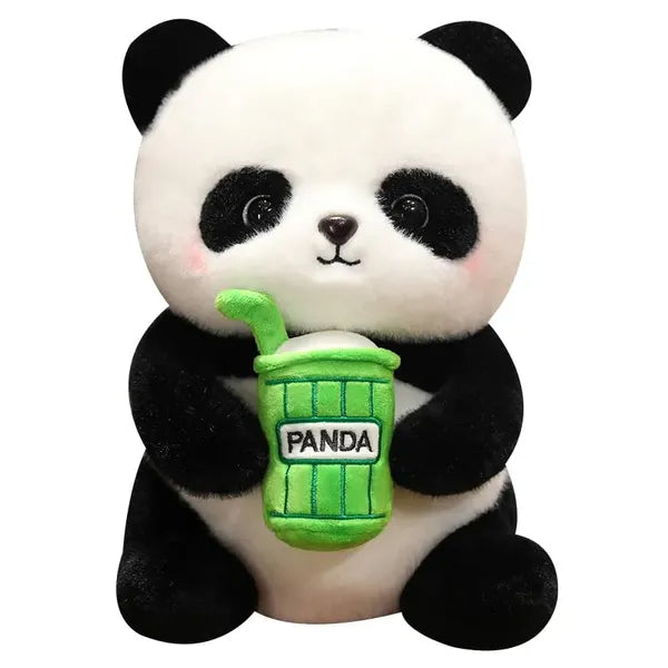 Kuschelwohl Premium Panda Plüschspielzeug mit Bubble Tea – Superweich & Liebenswert, Perfekt als Geburtstagsgeschenk für Kinder | 50% RABATT 🐼🍹