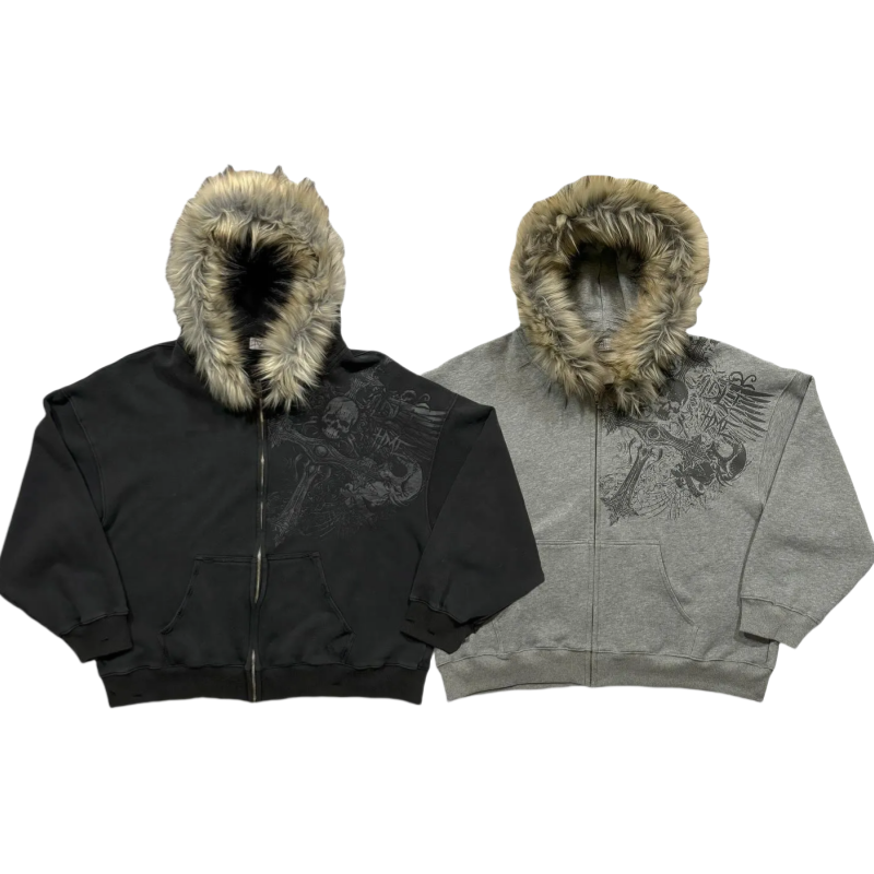 Kuschelwohl® Profound Cross Fur Zip – Assassin's Creed Style Edition – Großer Weihnachts-Sale-Lieferung innerhalb von 5-7 Tagen