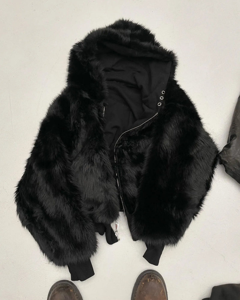 Sweat à capuche zippé réversible en polaire – Tendance hiver 2025 ❄️ | Soldes de Noël : jusqu’à 45 % de réduction et sans frais cachés ! 🎁 