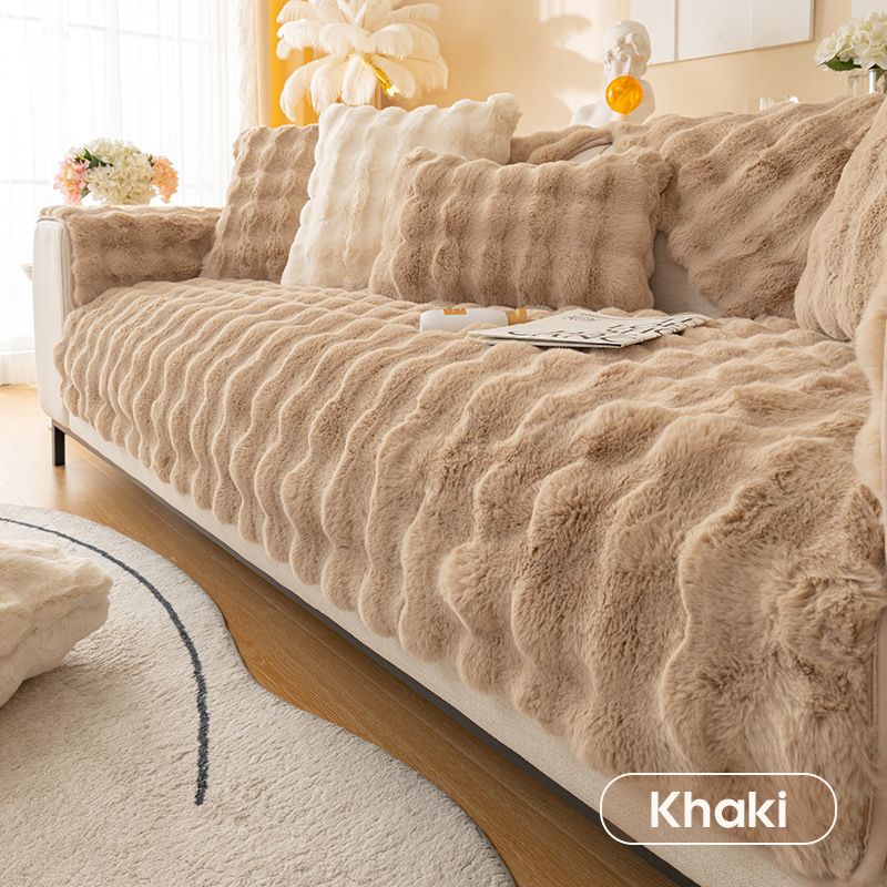 Kuschelwohl™ Ultra-Weicher Kaninchenplüsch-Sofaschoner – Winter-Edition ❄️ | Weihnachtsrabatt – bis zu 40 % 🎁
