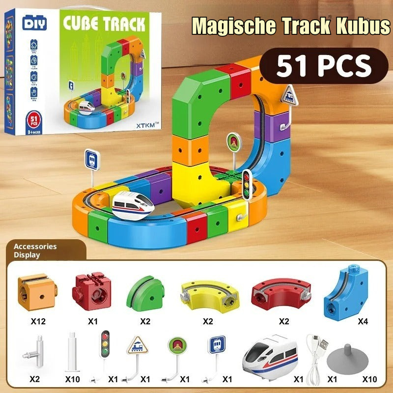 Circuit de course Kuschelwohl™ Magic Cube – Jouet créatif pour enfants (Grande vente de Noël 🎄) 