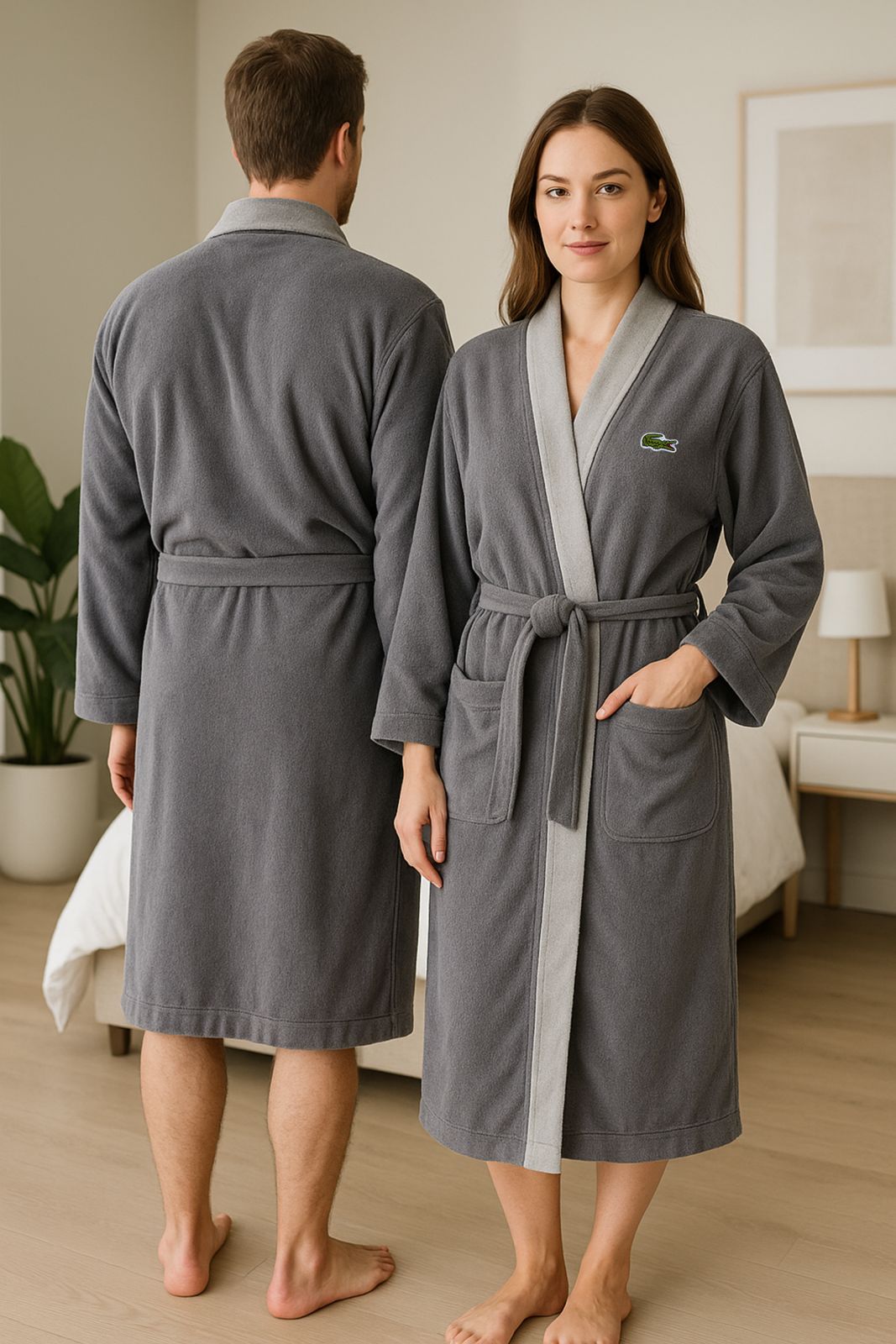 (Neuheiten) Kuschelwohl™ Premium Bademantel aus 100% Baumwolle (Hautfreundlich) – 🎄 Neue Farben & Weihnachts-Sale