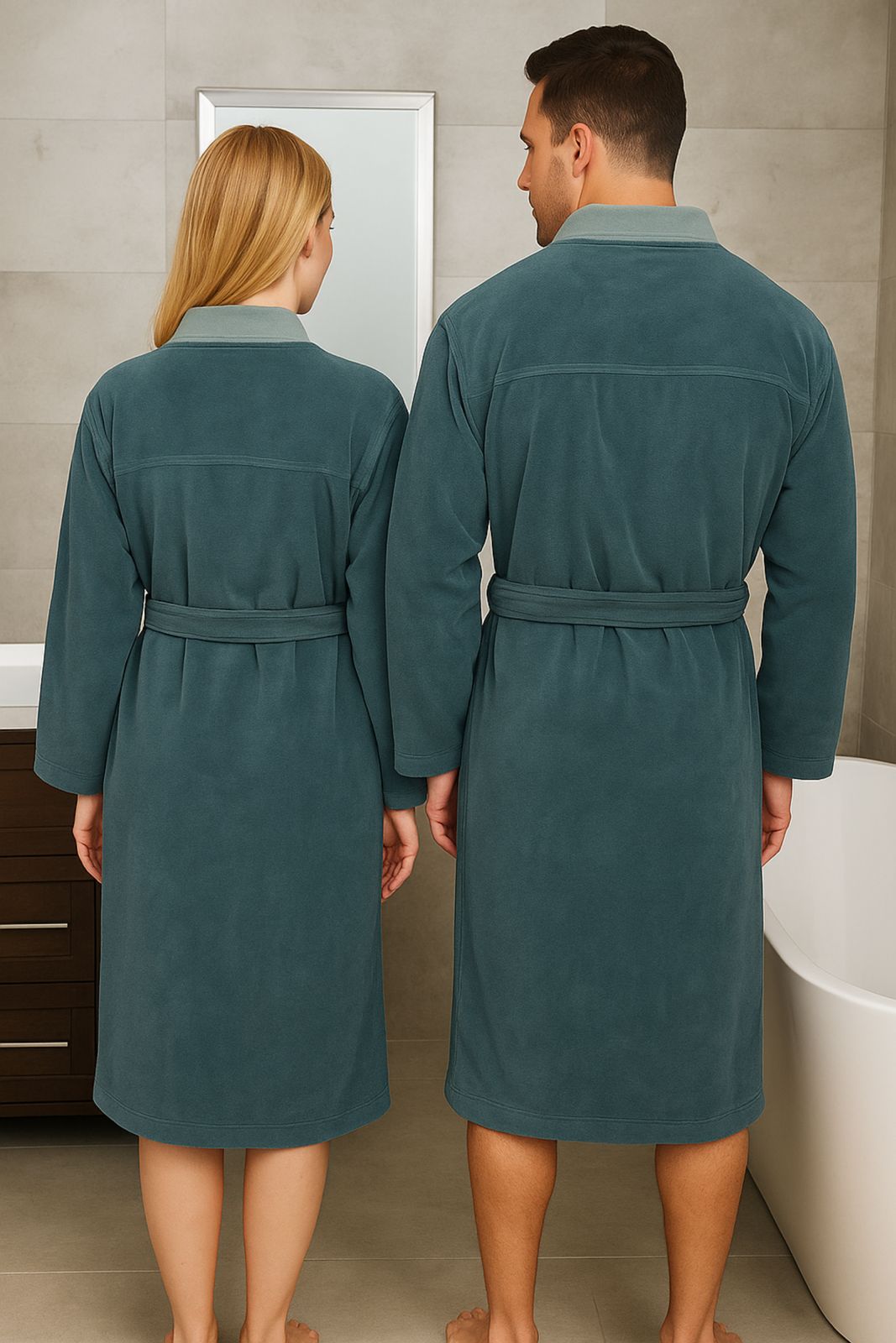 (Neuheiten) Kuschelwohl™ Premium Bademantel aus 100% Baumwolle (Hautfreundlich) – 🎄 Neue Farben & Weihnachts-Sale