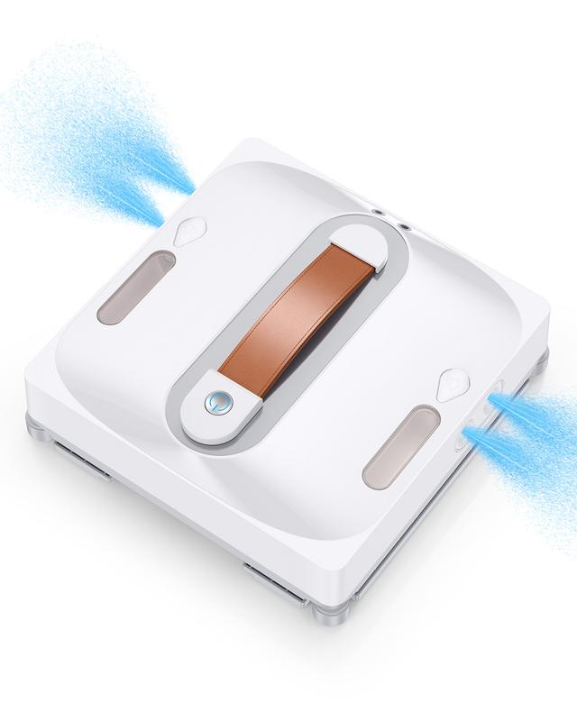 Automatischer Fenster- und Glasreinigungsroboter, ausgestattet mit einem vierstufigen Wassersprühsystem, achtstufigem Sicherheitsschutz, kollisionsresistenter Kantenerkennung und intelligenter Routenplanungsfunktion.