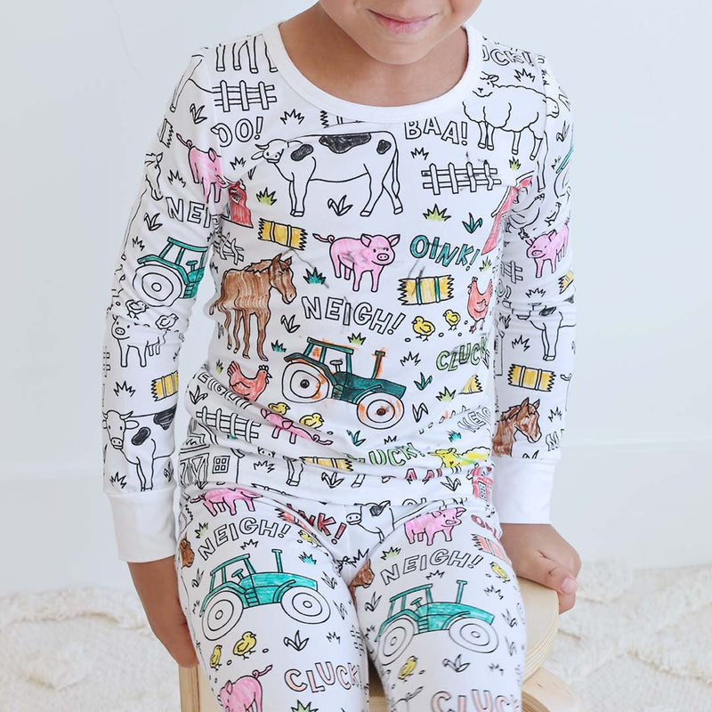 🎅Prévente de Noël🎁🎨Coloriage de pyjamas de dessin animé à faire soi-même pour enfants