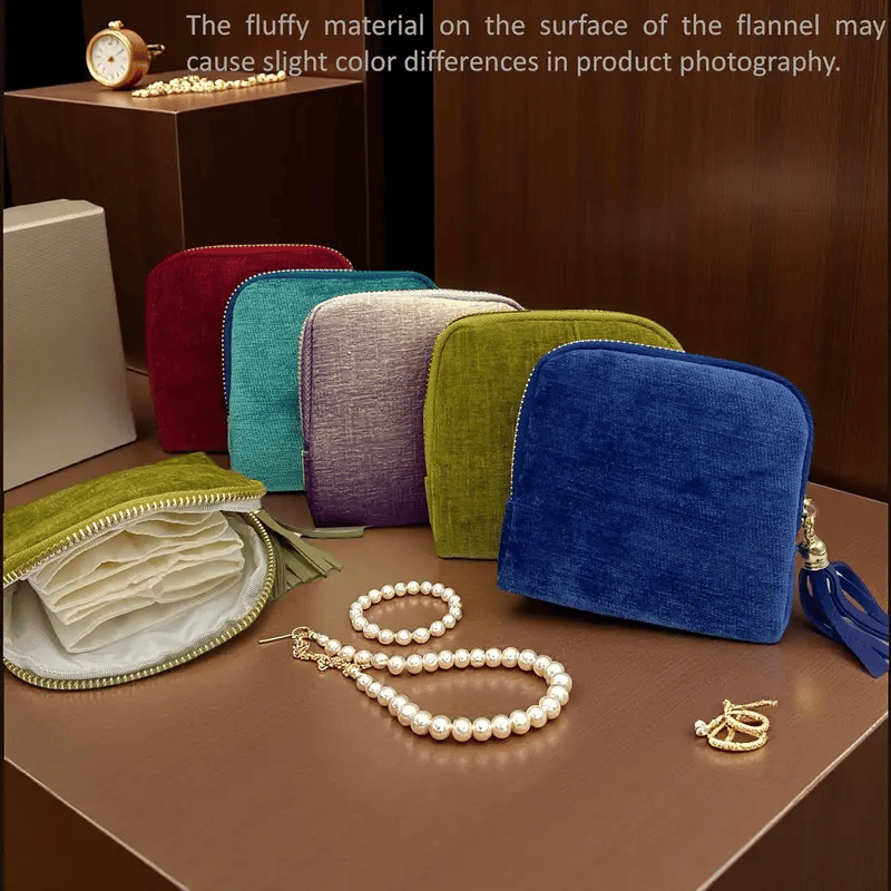 (Neuheiten) Kuschelwohl™ Reise-Schmucketui mit Reißverschluss & Fächern – Kompakter Organizer – 🎄 Neue Farben & Weihnachts-Sale