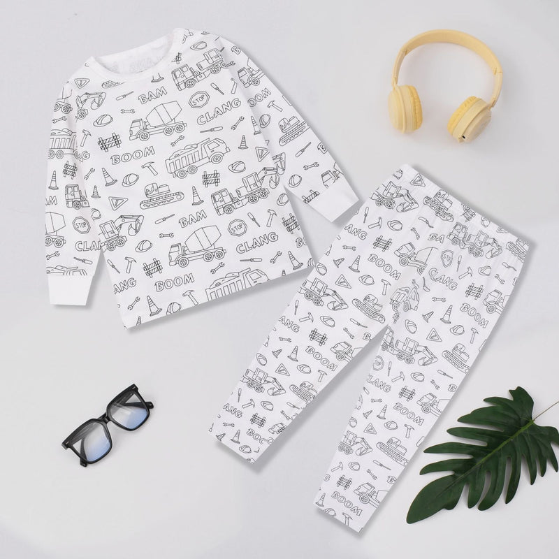 🎅Prévente de Noël🎁🎨Coloriage de pyjamas de dessin animé à faire soi-même pour enfants
