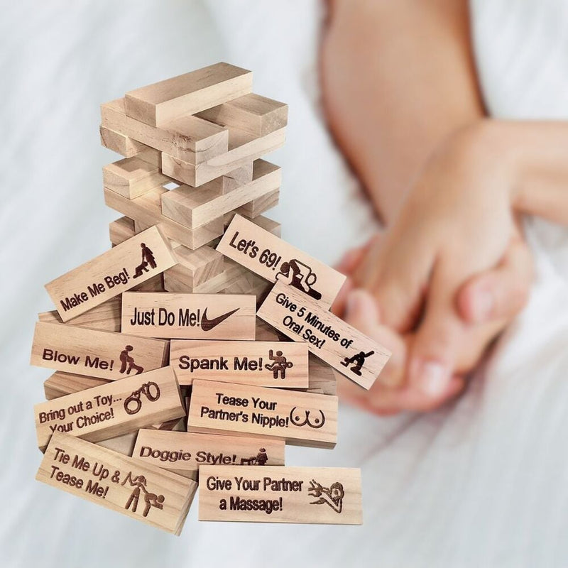 👩‍❤️‍💋‍👨Pärchen-Date: Jenga-Turmspiel 💕