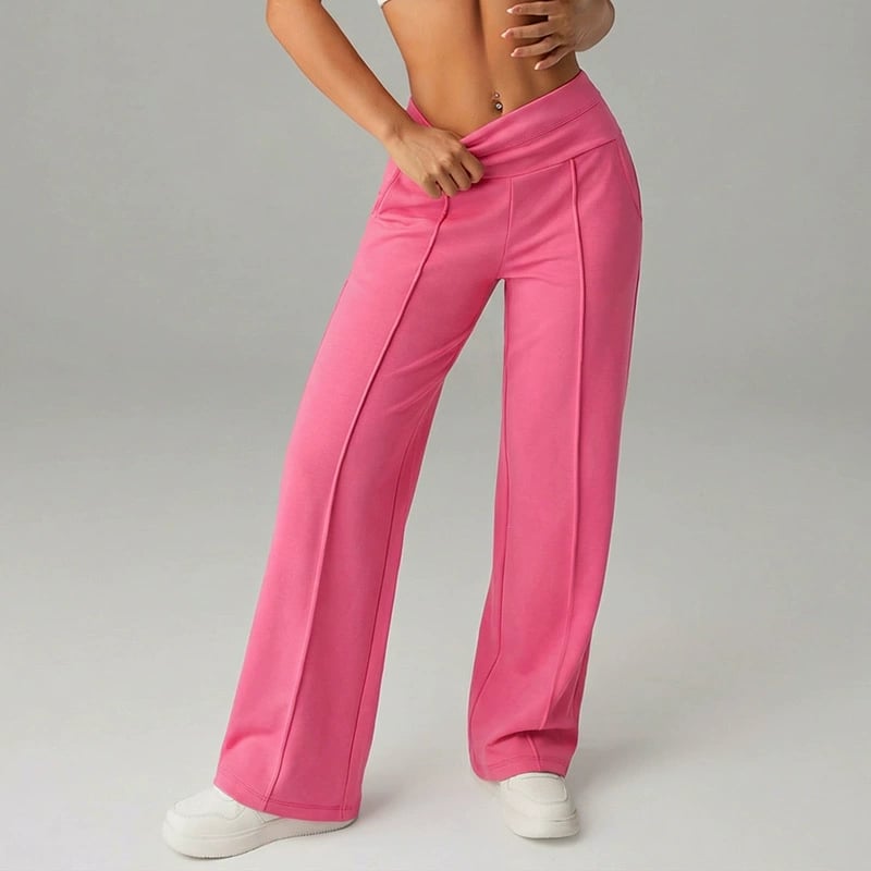 💕Einfache, locker sitzende Damenhose mit geradem Bein