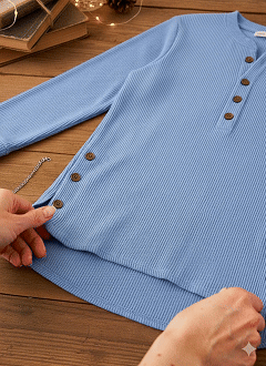 Pull en maille pour femme – Col rond confortable, manches longues et coupe décontractée | Promotions de Noël hiver 2025 – Jusqu'à 40 % de réduction 