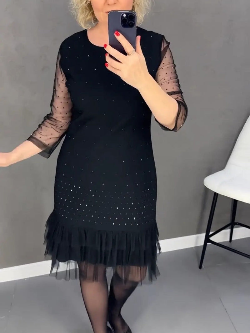 🎄 Robe patchwork élégante Cozy Comfort™ – Coupe décontractée, confort optimal et réduction de Noël ! ✨ 