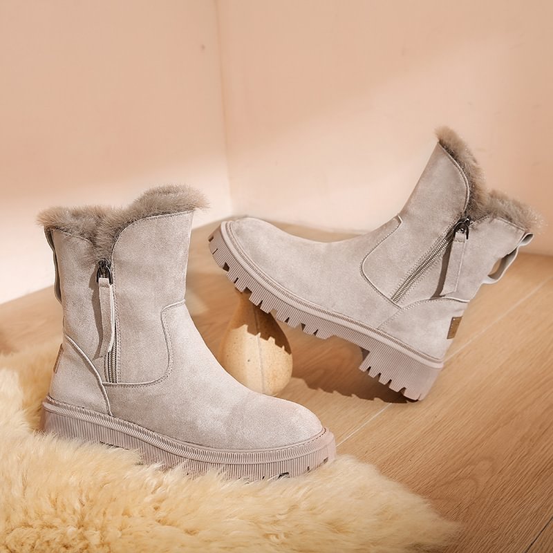 📢 Warme Fleece-Schneestiefel für Damen ⚡