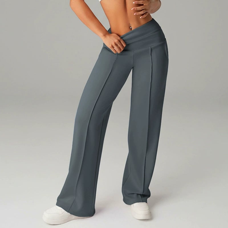 💕Einfache, locker sitzende Damenhose mit geradem Bein