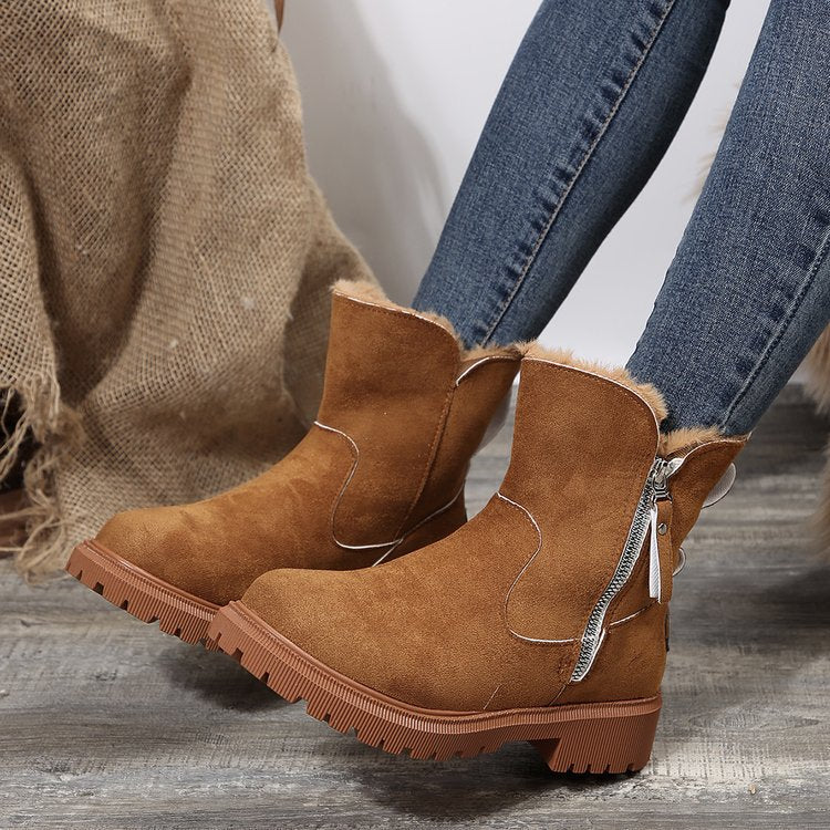 📢 Warme Fleece-Schneestiefel für Damen ⚡