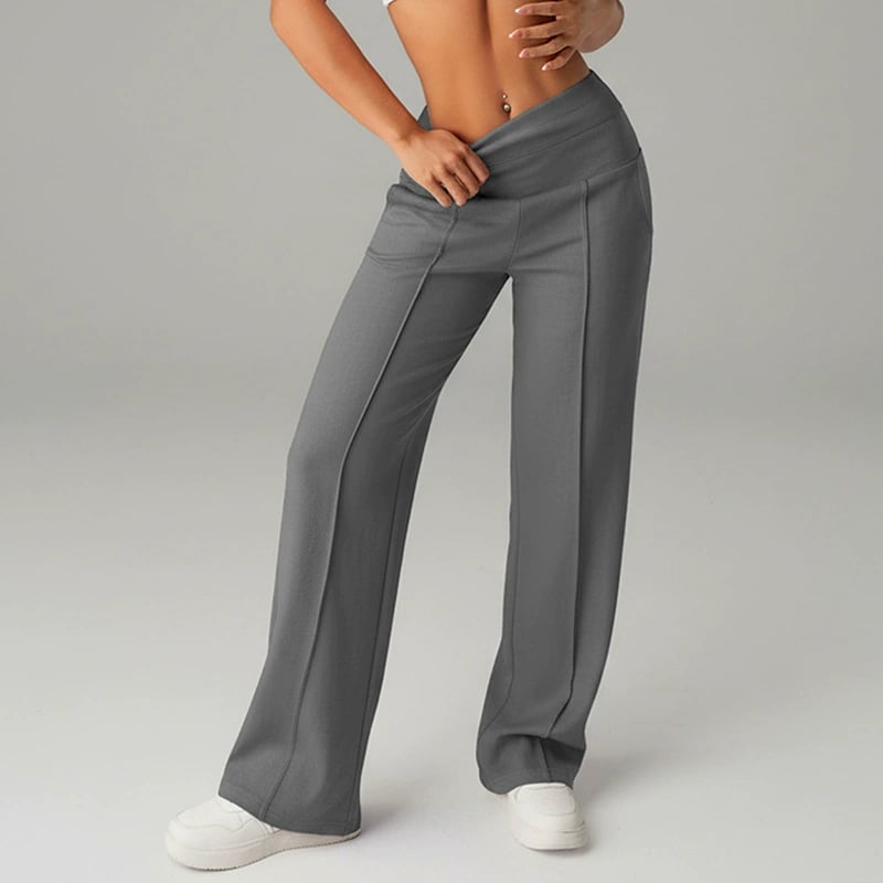 💕Einfache, locker sitzende Damenhose mit geradem Bein