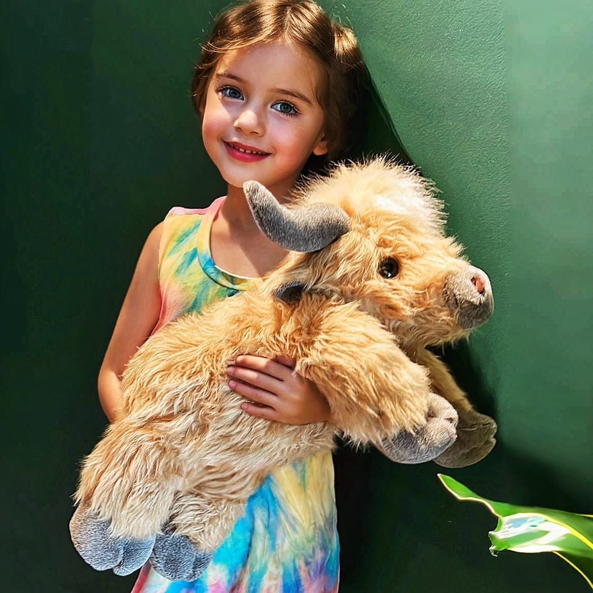 🥳 Mega-rea 60% DE RÉDUCTION 🎁Söt Tecknad Highland Cow Gosedjur🔥