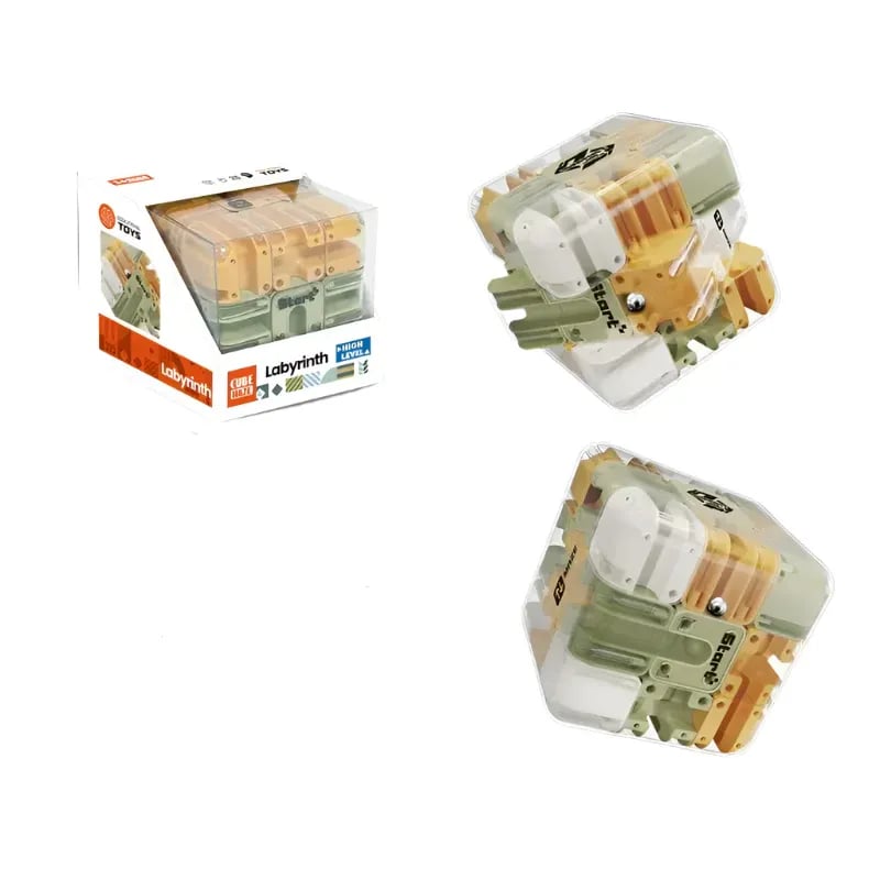 🎁🎄Cube Labyrinthe 3D – Jeu de puzzle intelligent pour enfants et adultes | Vente de Noël : jusqu’à 40 % de réduction !