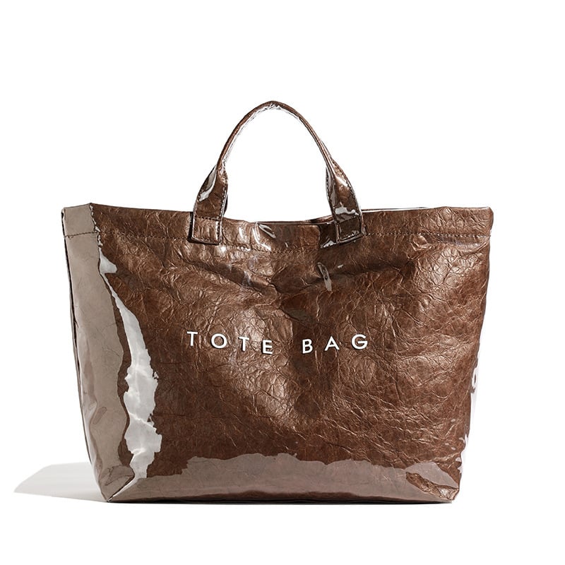 👜 Sac fourre-tout Cozy™ Designer avec imprimé lettres (Vente directe) – 👜 Accessoire tendance – 🎄 Remise immédiate pendant les soldes de Noël