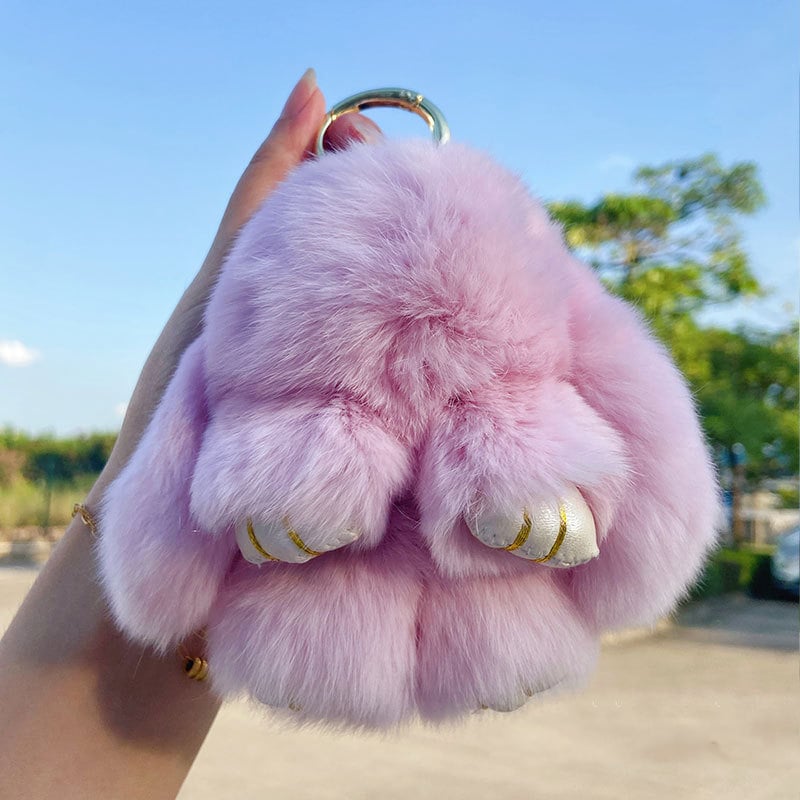 🔥Jusqu'à épuisement des stocks, 40 % de réduction !🎉Pendentifs pompons lapins doux faits main