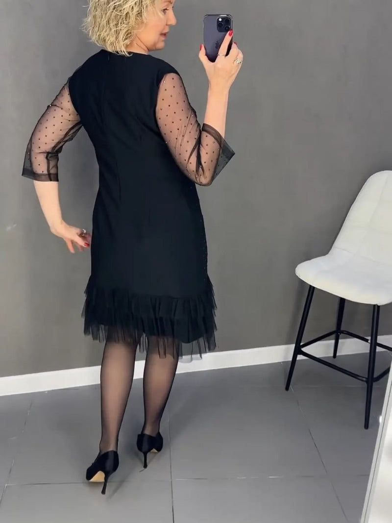 🎄 Robe patchwork élégante Cozy Comfort™ – Coupe décontractée, confort optimal et réduction de Noël ! ✨ 