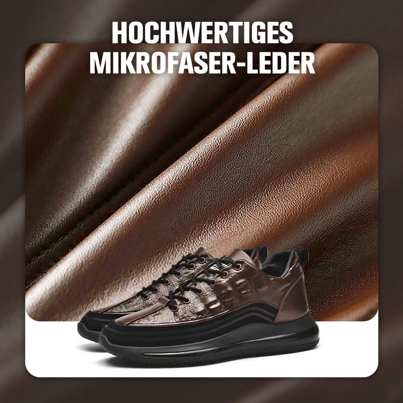 【HEUTIGE 57 % RABATT】Slip-On-Sneaker für Herren aus Mikrofaser-Leder