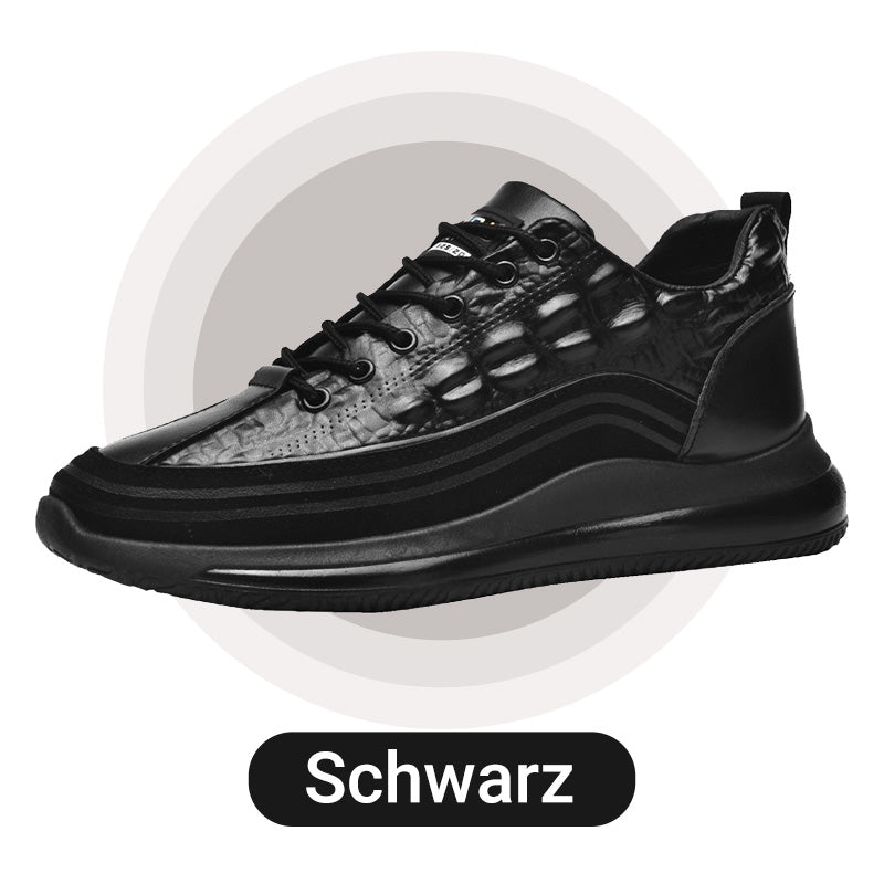 【HEUTIGE 57 % RABATT】Slip-On-Sneaker für Herren aus Mikrofaser-Leder