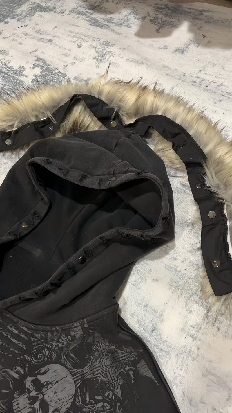 Kuschelwohl® Profound Cross Fur Zip – Assassin's Creed Style Edition – Großer Weihnachts-Sale-Lieferung innerhalb von 5-7 Tagen