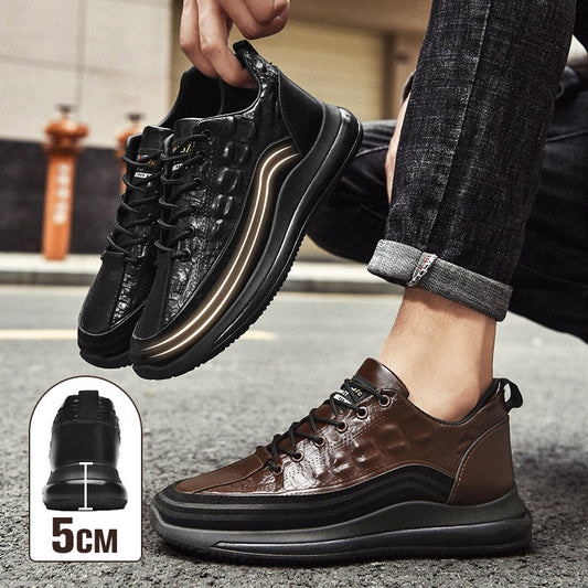 【HEUTIGE 57 % RABATT】Slip-On-Sneaker für Herren aus Mikrofaser-Leder