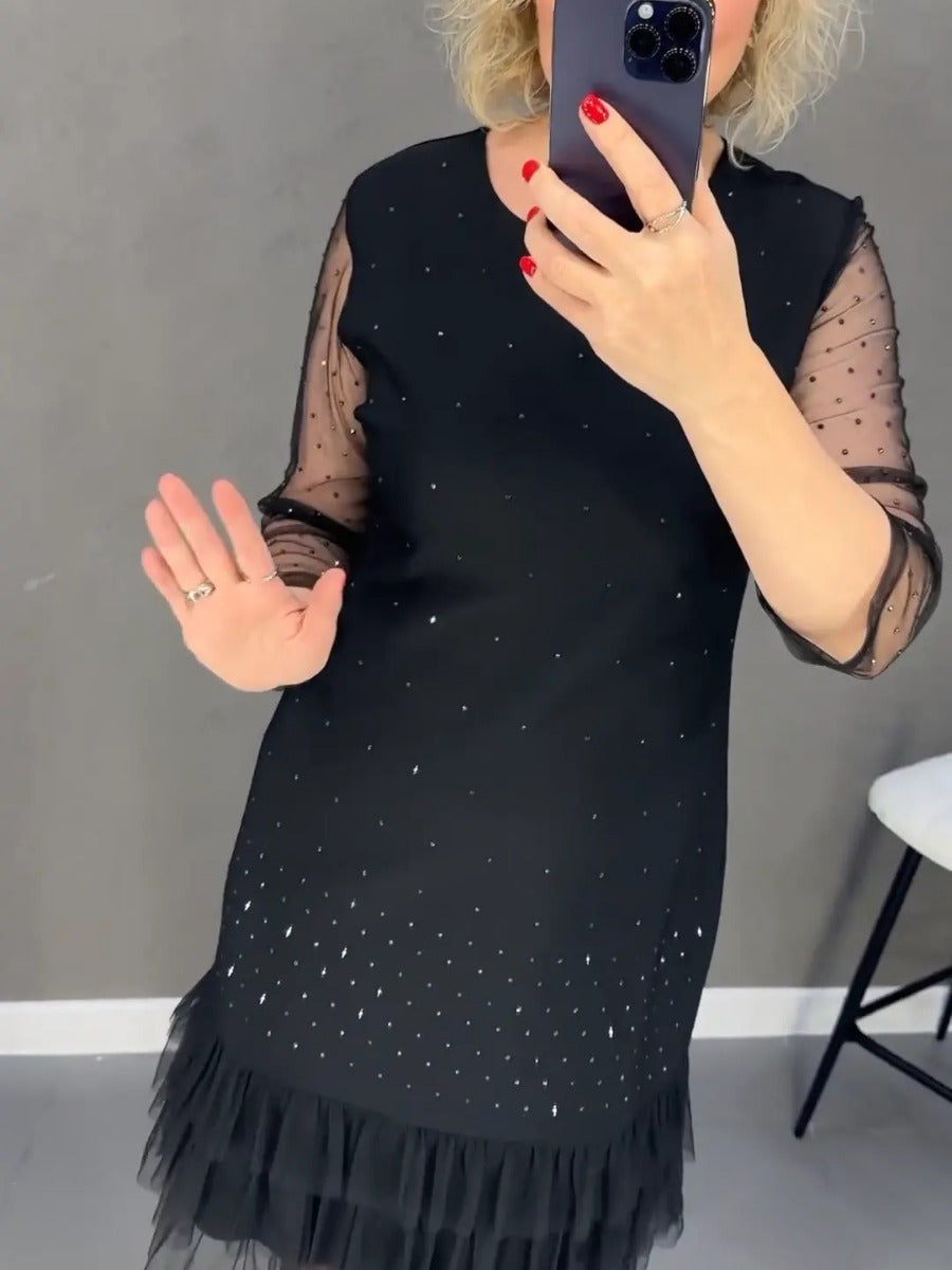 🎄 Robe patchwork élégante Cozy Comfort™ – Coupe décontractée, confort optimal et réduction de Noël ! ✨ 