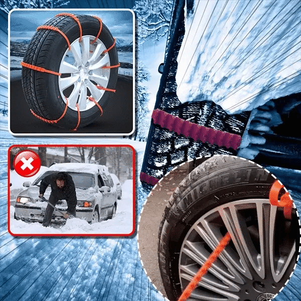 ❄️Zeitlich begrenzte Preissenkung🚗Haben müssen- Rutschfeste Autoreifen-Schneeketten