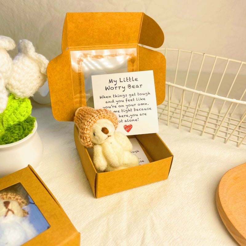 🎁Offre exceptionnelle AUJOURD'HUI SEULEMENT au prix habituel de 9,99 € !🧸✨Petit ours en boîte, Mon petit ours inquiet 
