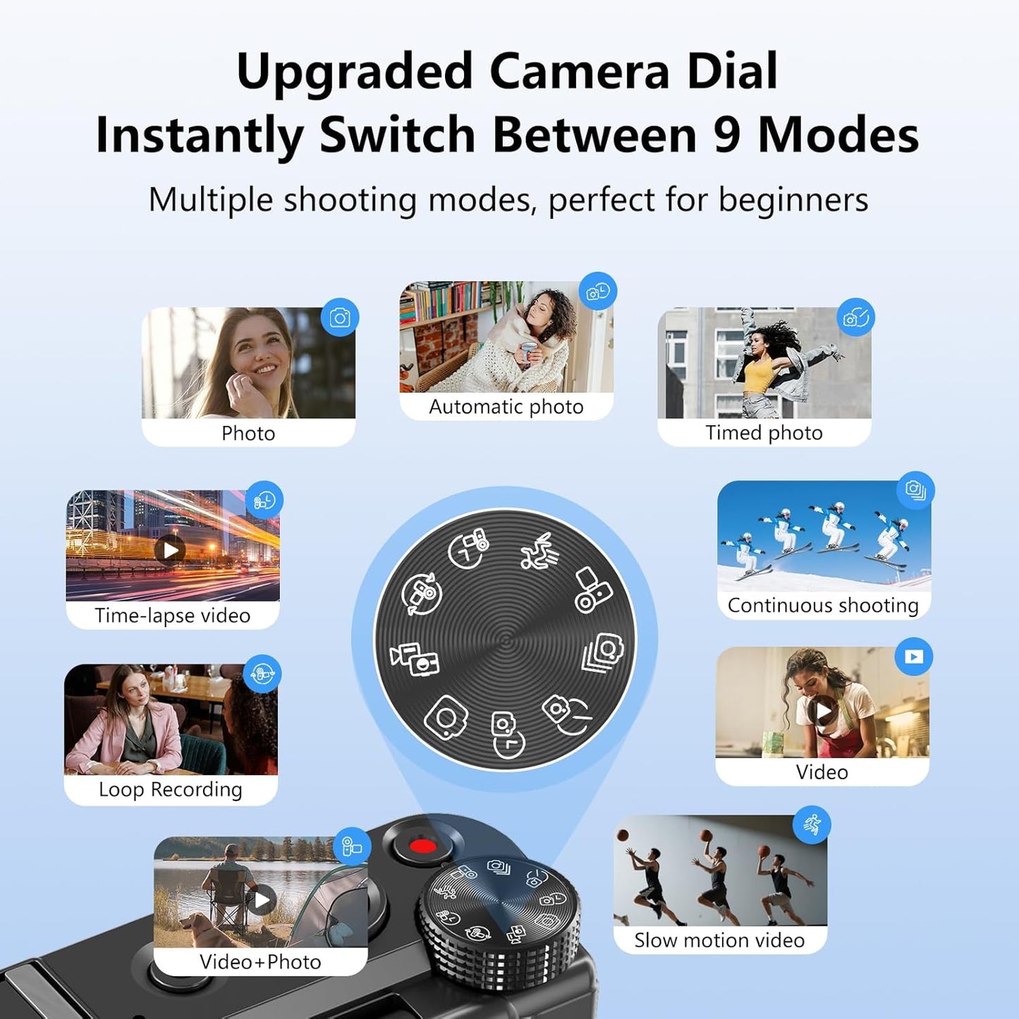 8K-Digitalkamera mit 88 MP und 3-Zoll-180°-Klappbildschirm