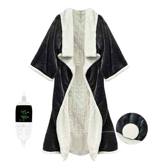 🎄 Offre de Noël : Couverture chauffante électrique douillette avec capuche – ultra douce, couverture intégrale et contrôle intelligent de la chaleur, maintenant à prix réduit 🎁 