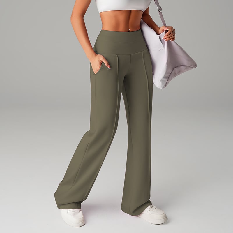💕Einfache, locker sitzende Damenhose mit geradem Bein
