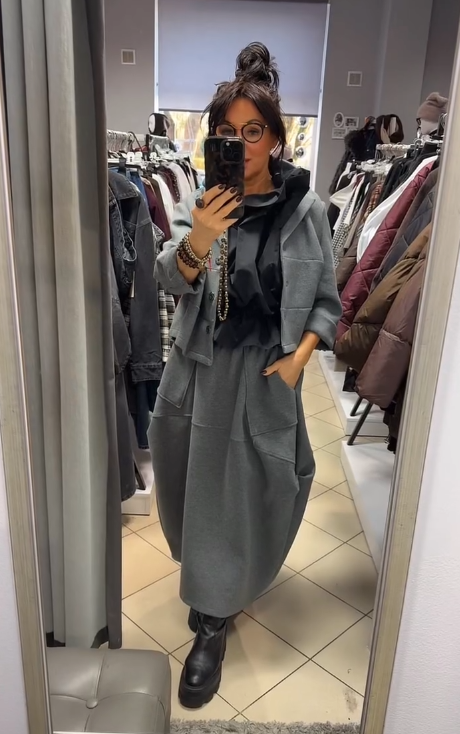 Ensemble manteau et jupe élégant Kuschelwohl™ – Tendance et chaud (Grandes soldes de Noël 🎄) 