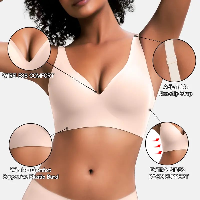🔥49 % Rabatt diese Woche! 🎉🎉 Bequeme Push-up-BHs ohne Bügel für Damen (Modell 2026)