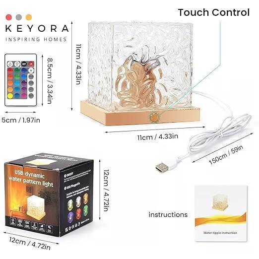 🔥LAST DAY SALE - 49% OFF✨Aurora Borealis Nachtlicht-Projektor – RGB Farbwechsel, Touch-Steuerung, Weihnachtsrabatt 🎄