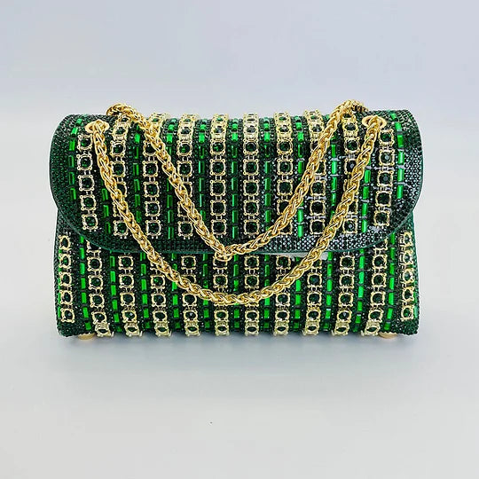 (Neuheiten) Kuschelwohl™ Leichte Kristall-Clutch (Multicolor) – Funkelnde Abendtasche – 🎄 Neue Farben & Weihnachts-Sale