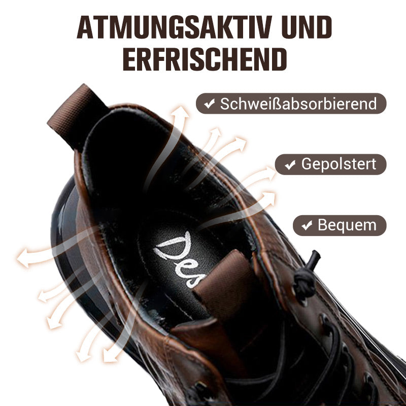 【HEUTIGE 57 % RABATT】Slip-On-Sneaker für Herren aus Mikrofaser-Leder