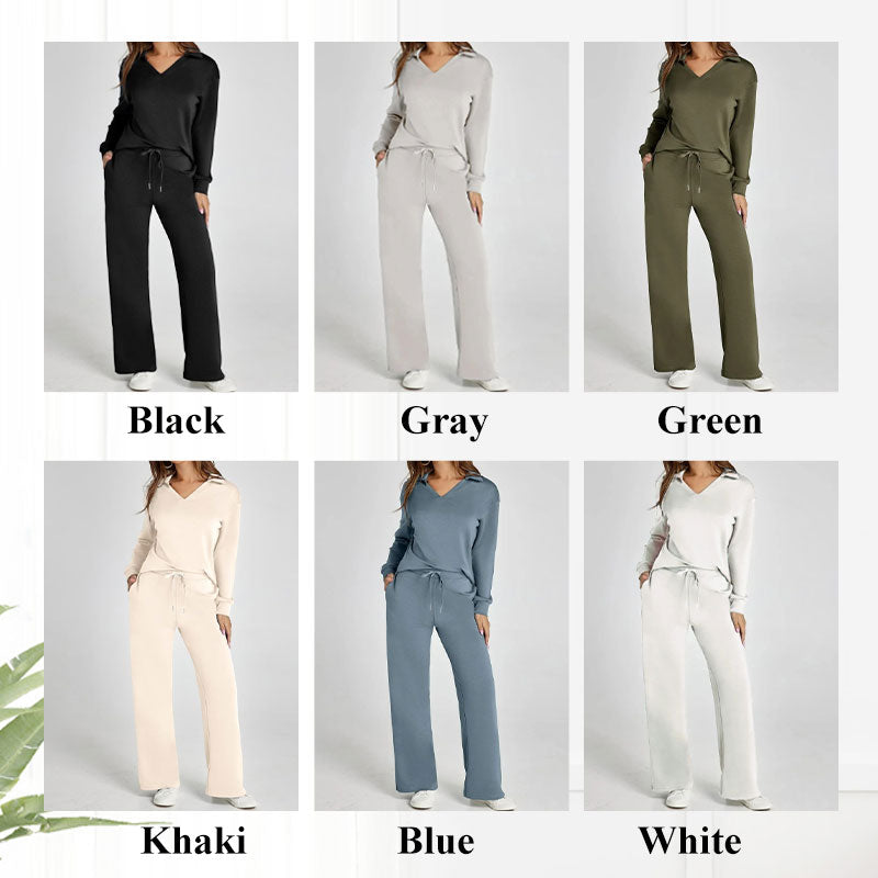🎁Heißer Verkauf 50 % RABATT⏳Damen 2-teilige Sets Outfits Lässige Langarm-Sweatshirtsets