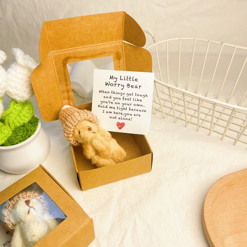 🎁Offre exceptionnelle AUJOURD'HUI SEULEMENT au prix habituel de 9,99 € !🧸✨Petit ours en boîte, Mon petit ours inquiet 