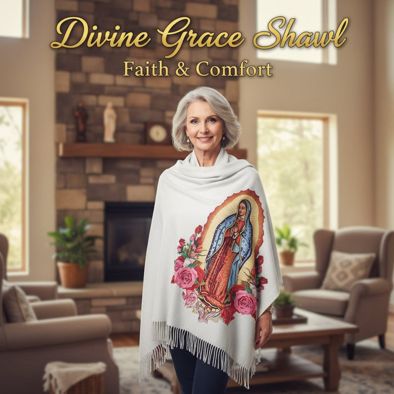🎄Écharpe Grâce Céleste – Élégance divine et chaleur spirituelle 💫🧣